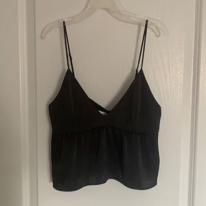 aritzia little moon black tank